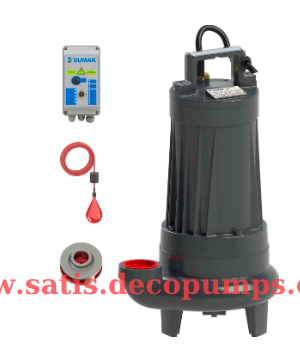 Sumak SDT20/3 Foseptik Dalgıç Pompa Trifaze (380V) 2.2 Hp