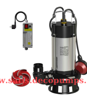Sumak SDF 14/2 Paslanmaz Gövdeli Foseptik Dalgıç Pompa Monofaze (220 V) 1.5 Hp