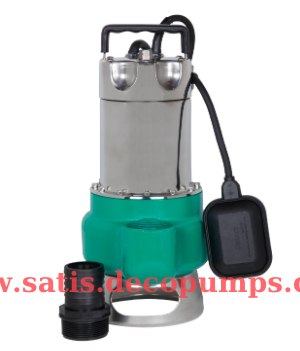 Wilo Waste Inox 24.10 Kirli Su Paslanmaz Gövdeli Drenaj Dalgıç Pompa 10 mss 24 m³/h 220 Volt